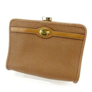 Dior Wallet Purse Coin purse Brown Woman Authentic Used